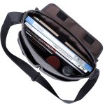 Estarer Messenger Bags for Men Women,13-14 Inch Laptop Water Resistant Shoulder Crossbody Bookbag Canvas Satchel - Image 3